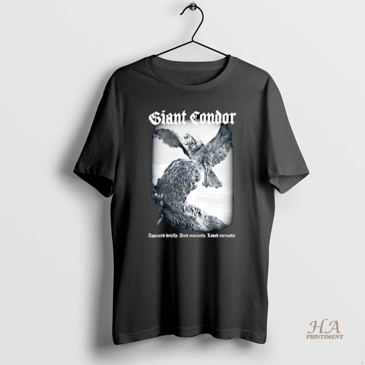 Official Giant Condor Appeared Briefly Died Instantly Loved Eternally Christmas T-Shirts, Hoodie, Sweatshirt