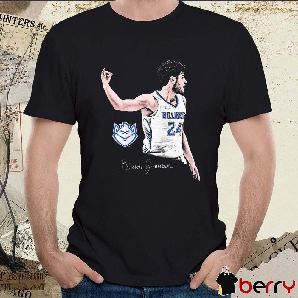 Gibson Jimerson Saint Louis Billikens Portrait Signature t-shirt