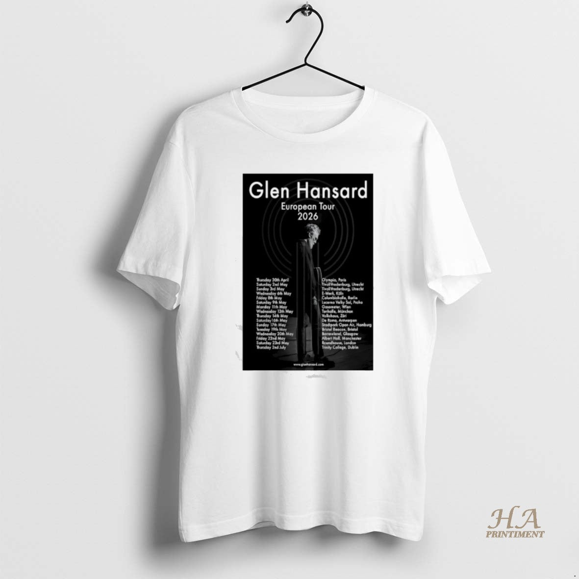 Official Glen Hansard European Tour 2026 T-Shirts, Hoodie, Sweatshirt