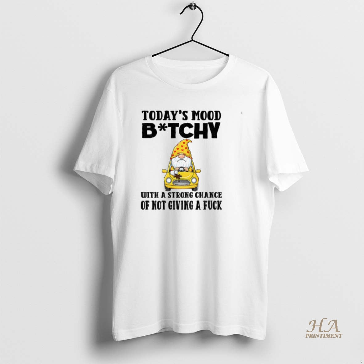 Official Gnome Todays Mood Bitchy With A Strong Chance Of Not Giving A Fuck Christmas T-Shirts, Hoodie, Sweatshirt
