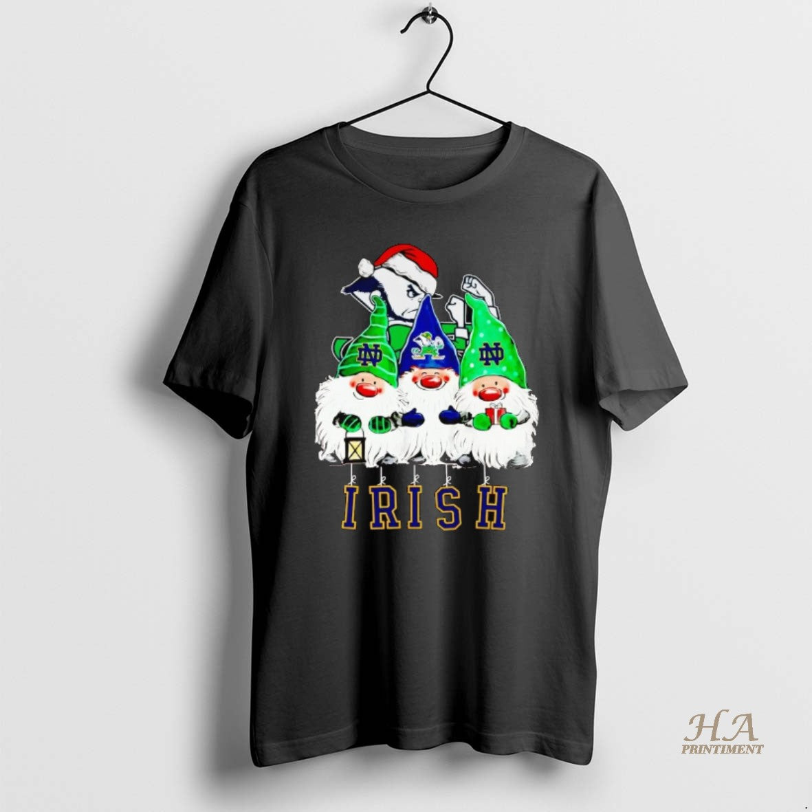 Official Gnomes Notre Dame Fighting Irish Merry Christmas T-Shirts, Hoodie, Sweatshirt | InkNestWear.com
