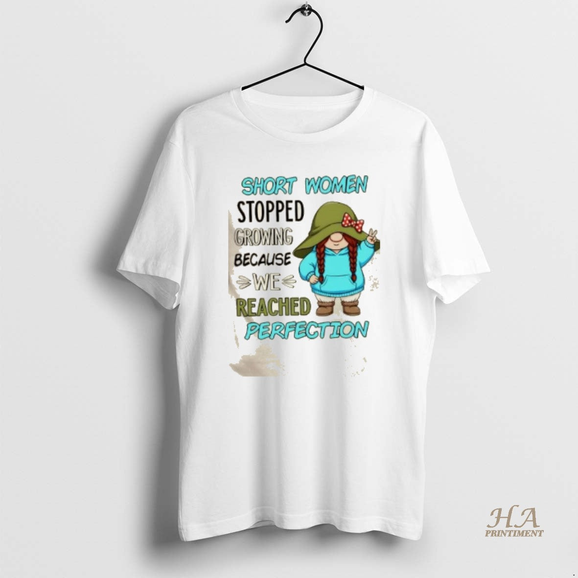 Official Gnomes Short Women Stopped Growing Because We Reached Perfection T-Shirts, Hoodie, Sweatshirt | InkNestWear.com