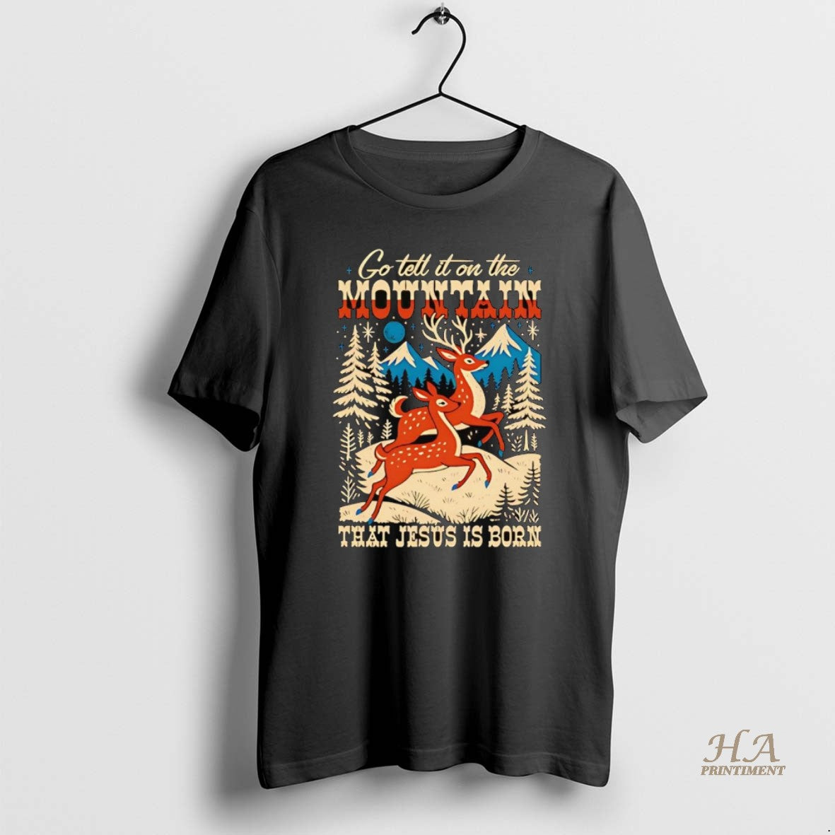 Official Go Tell It On The Mountain That Jesus Is Born T-Shirts, Hoodie, Sweatshirt | InkNestWear.com