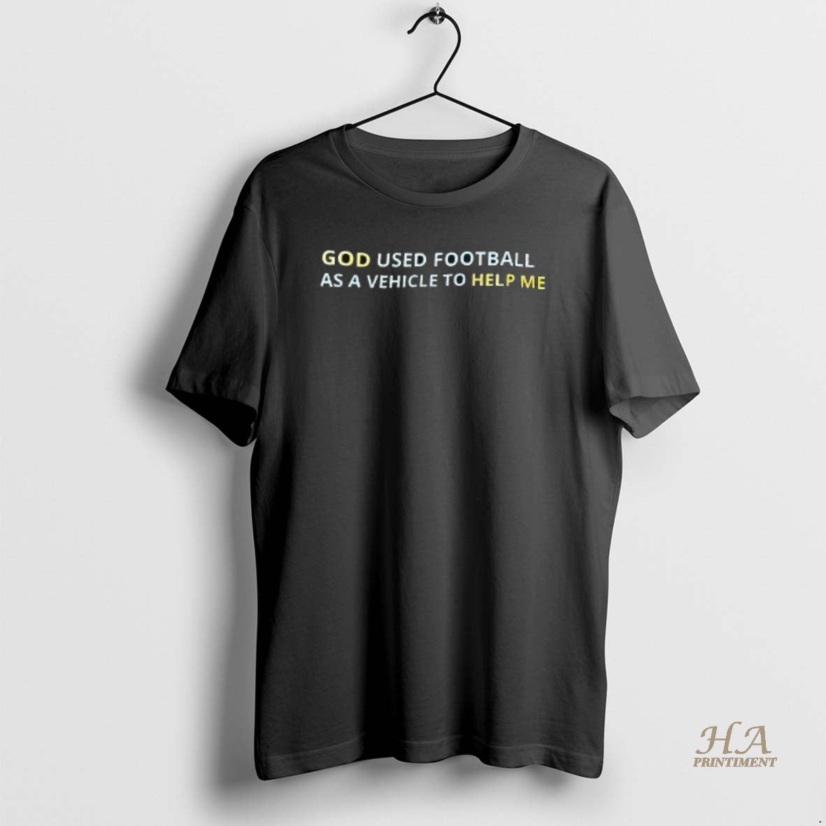 Official God Used Football As A Vehicle To Help Me T-Shirts, Hoodie, Sweatshirt | InkNestWear.com