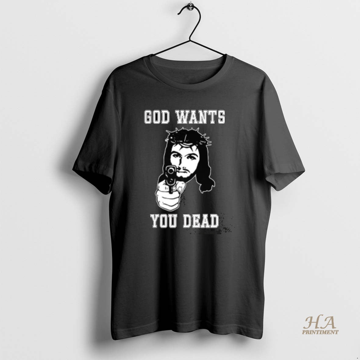 Official God Wants You Dead Jesus Gun T-Shirts, Hoodie, Sweatshirt | InkNestWear.com