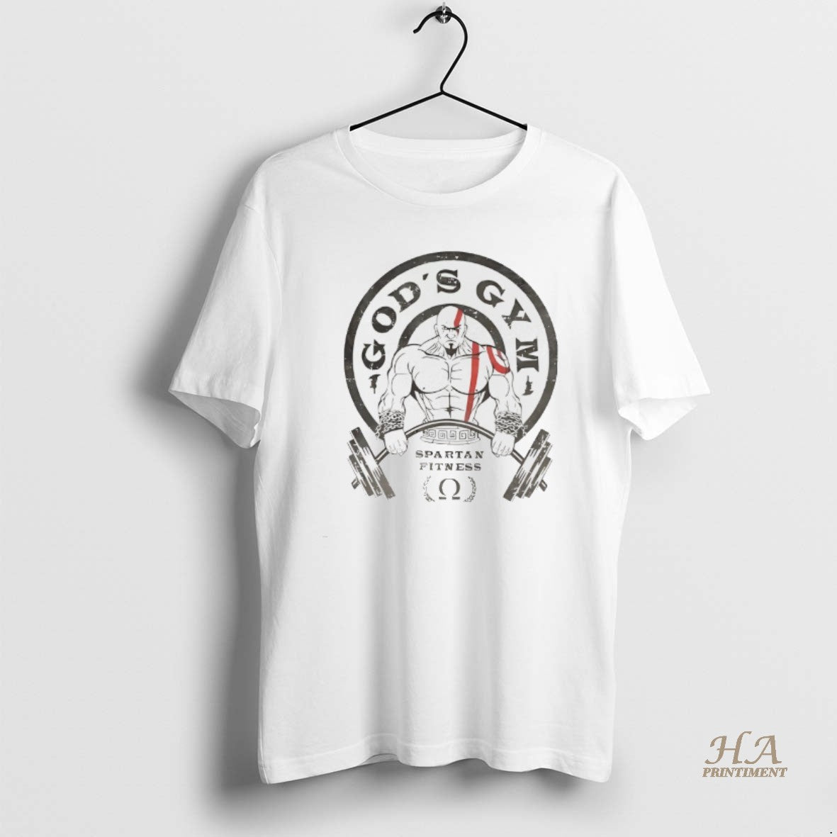 Official Gods Gym Spartan Fitness God Of War Ragnarok T-Shirts, Hoodie, Sweatshirt | InkNestWear.com