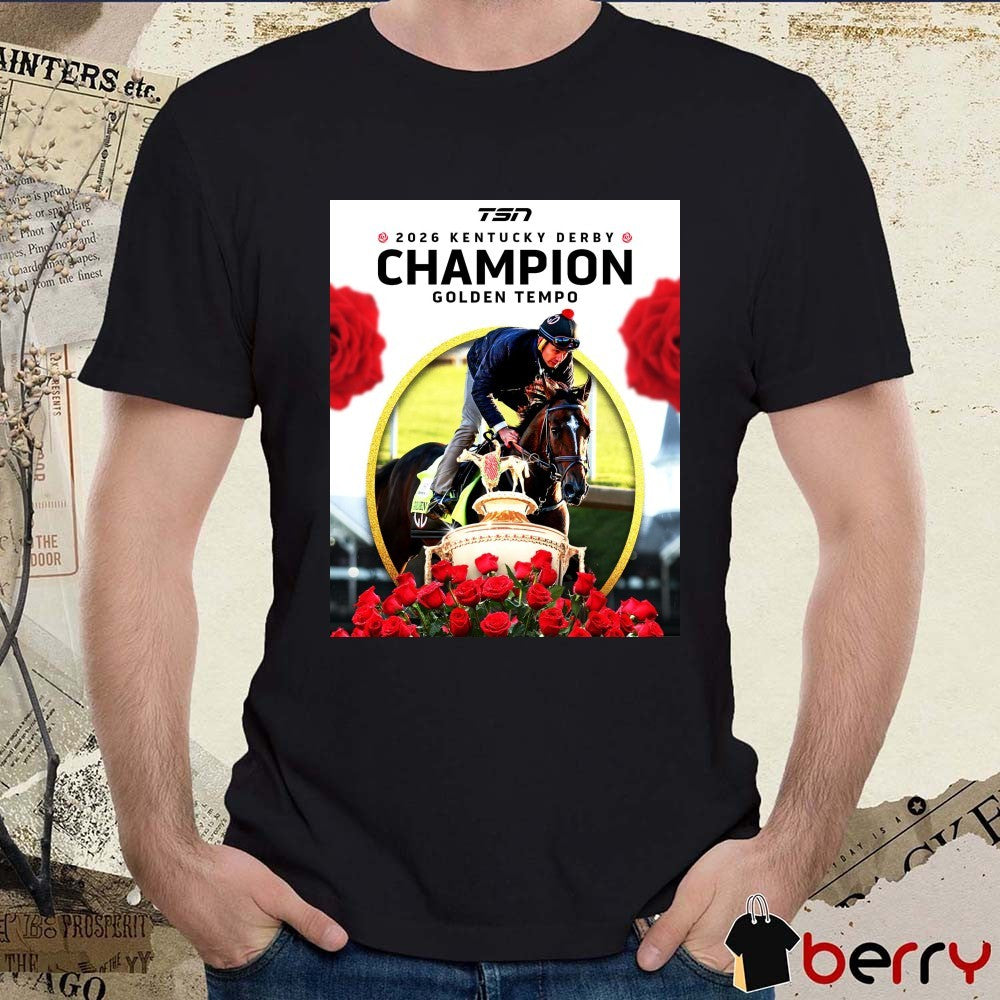 Golden Tempo Kentucky Derby Champion 2026 Poster t-shirt