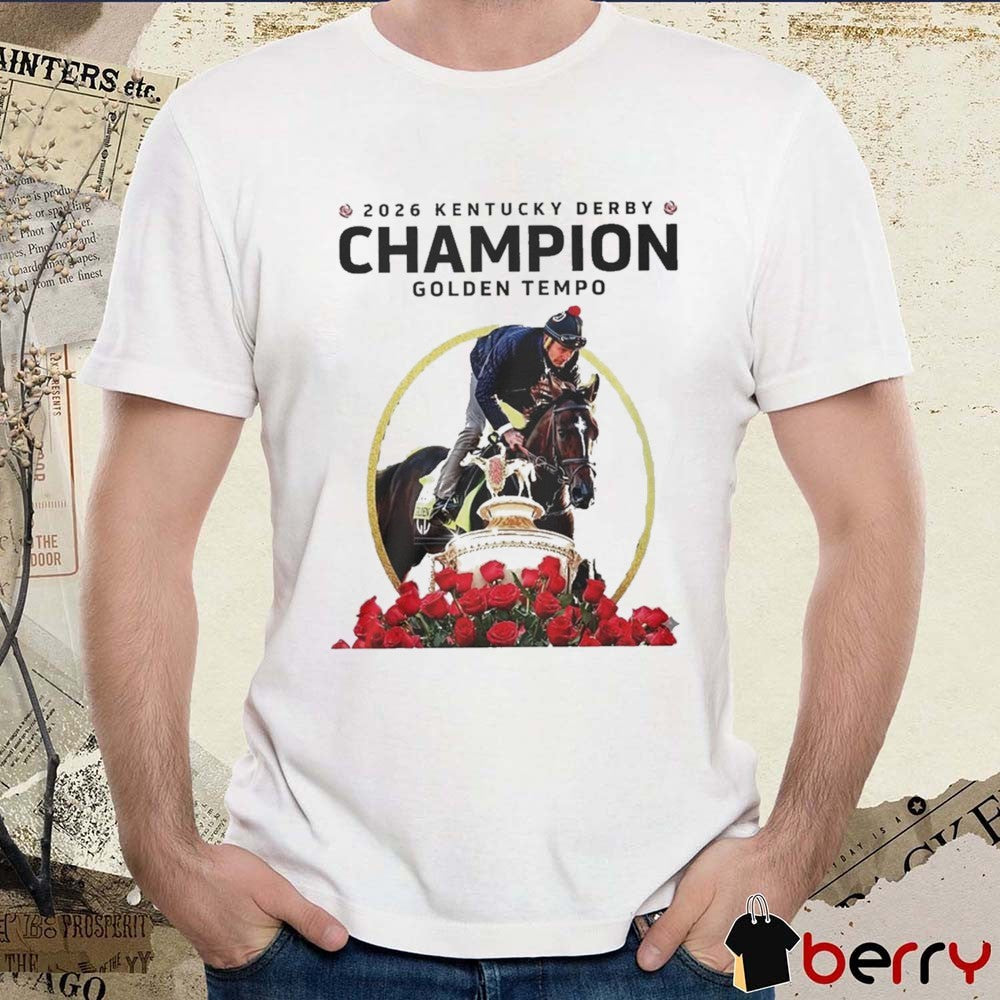 Golden Tempo Kentucky Derby Champion 2026 Run For Roses t-shirt