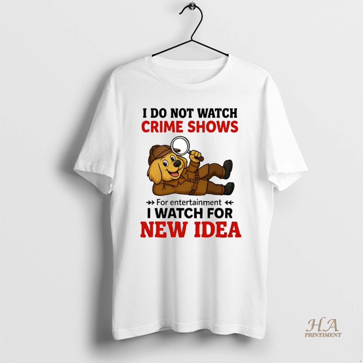 Official Golden Retriever I Do Not Watch Crime Shows I Watch For New Idea T-Shirts, Hoodie, Sweatshirt | InkNestWear.com