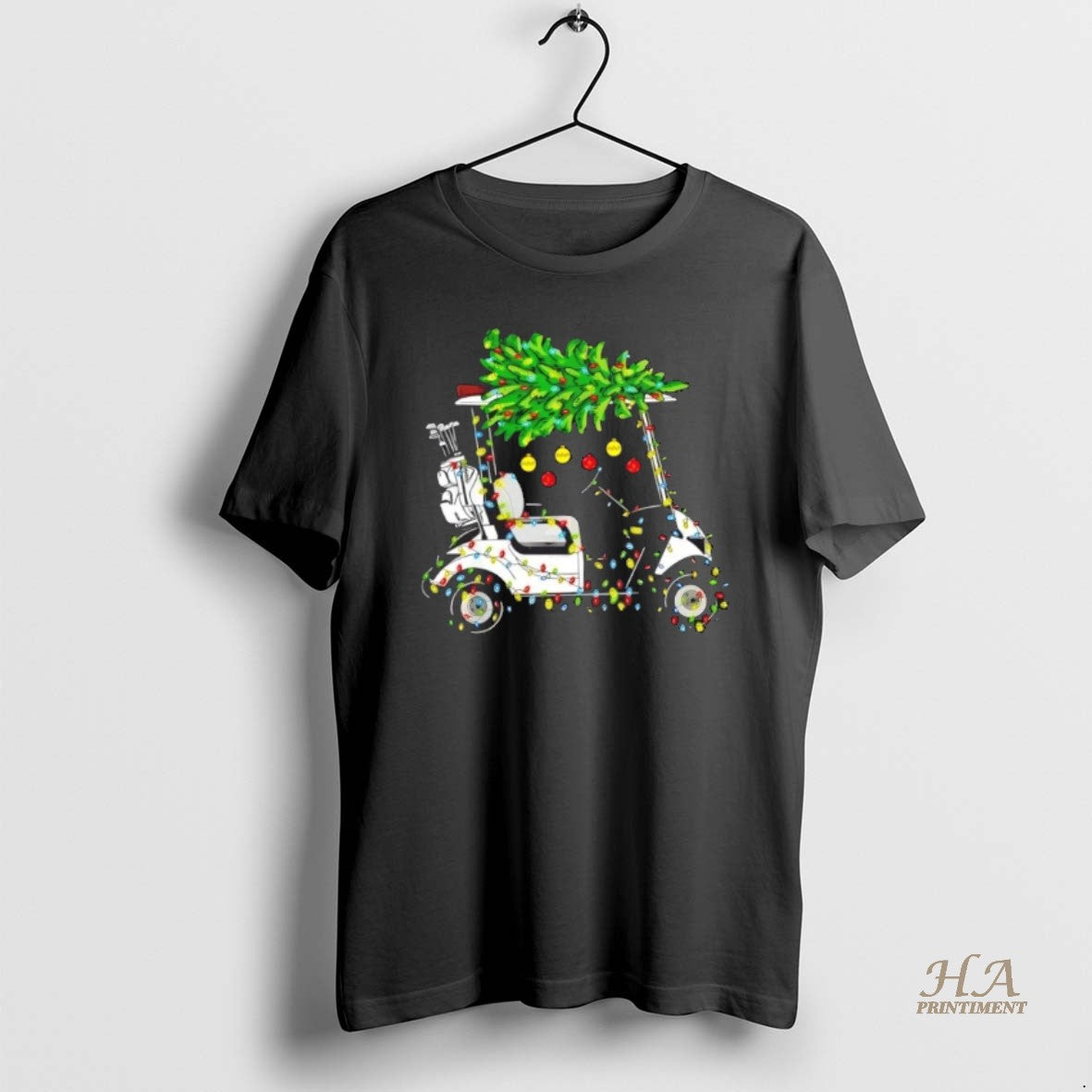 Official Golf Cart Christmas Tree Lights T-Shirts, Hoodie, Sweatshirt | InkNestWear.com