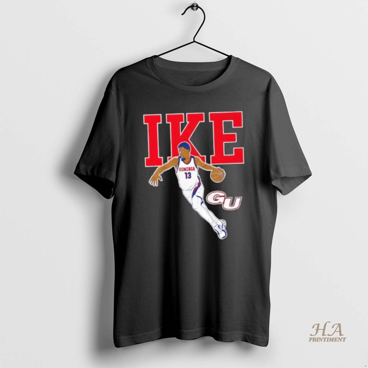 Official Gonzaga Bulldogs Basketball Graham Ike Name Pose T-Shirts, Hoodie, Sweatshirt | InkNestWear.com
