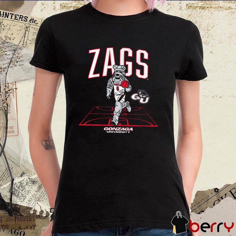 Gonzaga Bulldogs Mascot Court Zags Gonzaga University NCAA 2025 t-shirt
