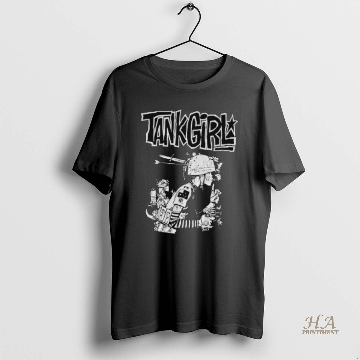 Official Gorillaz Tank Girl Music Black And White Graphic T-Shirts, Hoodie, Sweatshirt | InkNestWear.com