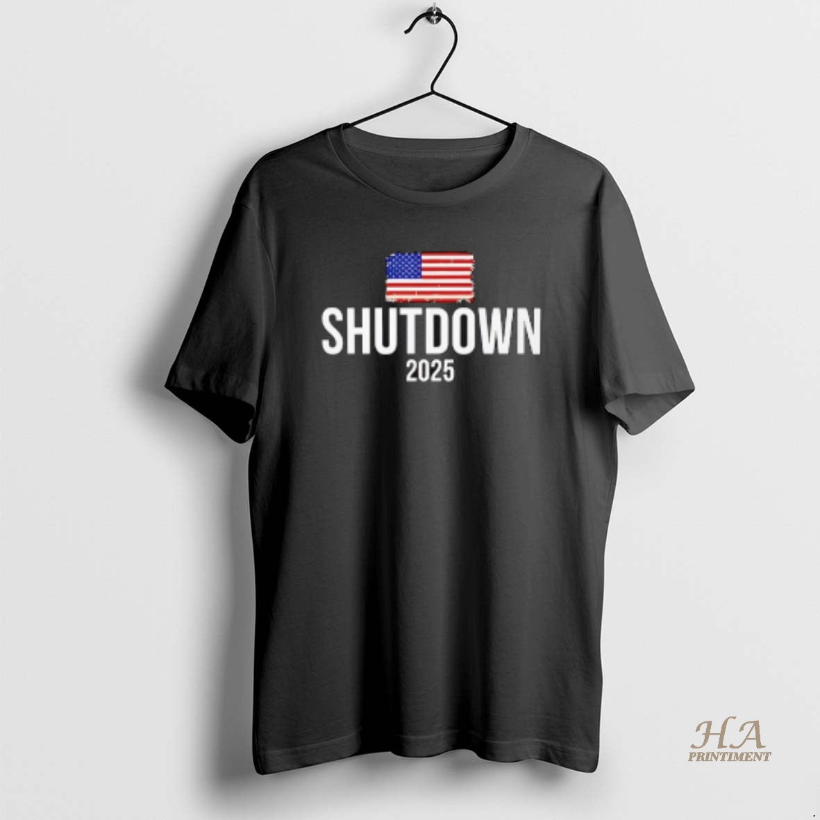Official Government Shutdown 2025 Usa Flag T-Shirts, Hoodie, Sweatshirt | InkNestWear.com