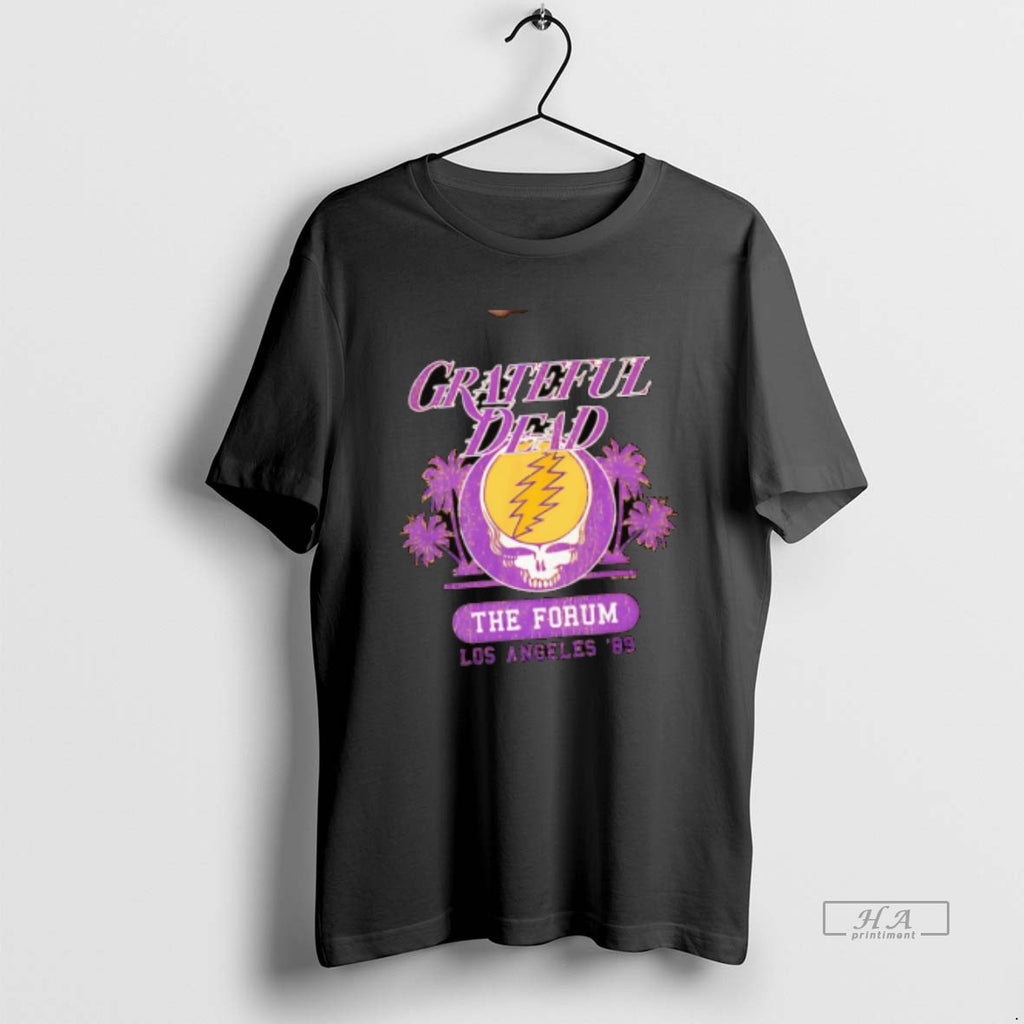 Official Grateful Dead Los Angeles 1989 The Forum February Logo T-Shirts, Hoodie, Sweatshirt | InkNestWear.com