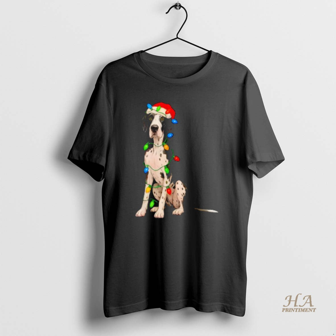 Official Great Dane Christmas Lights Dog Lover Xmas Pajama T-Shirts, Hoodie, Sweatshirt | InkNestWear.com