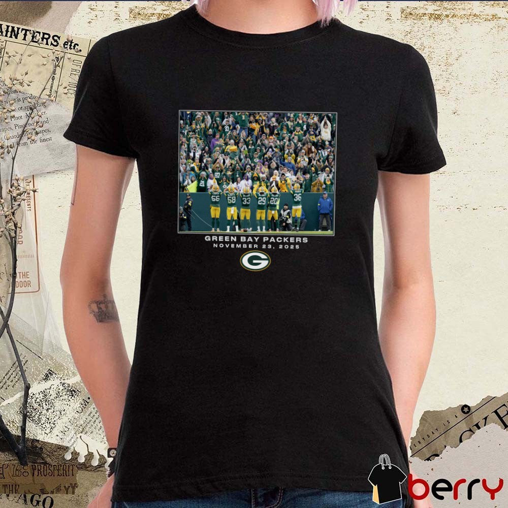 Green Bay Packers NFL Flash Features Week 12 November 23 2025 t-shirt