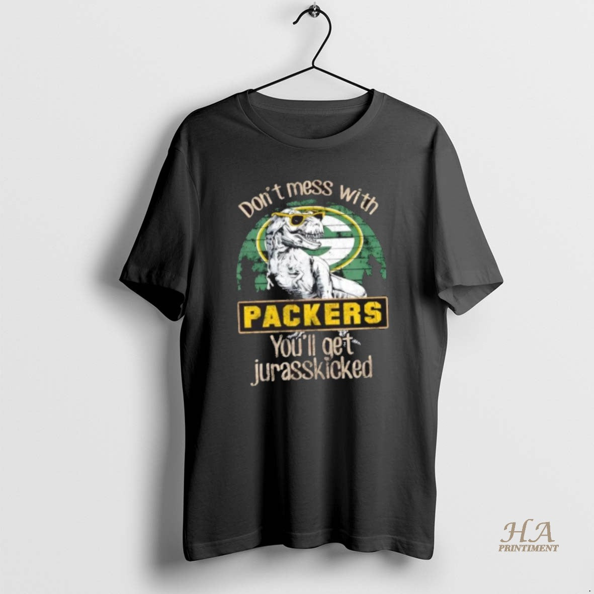 Official Green Bay Packers Dont Mess With Packersaurus Youll Get Jurasskicked T-Shirts, Hoodie, Sweatshirt | InkNestWear.com