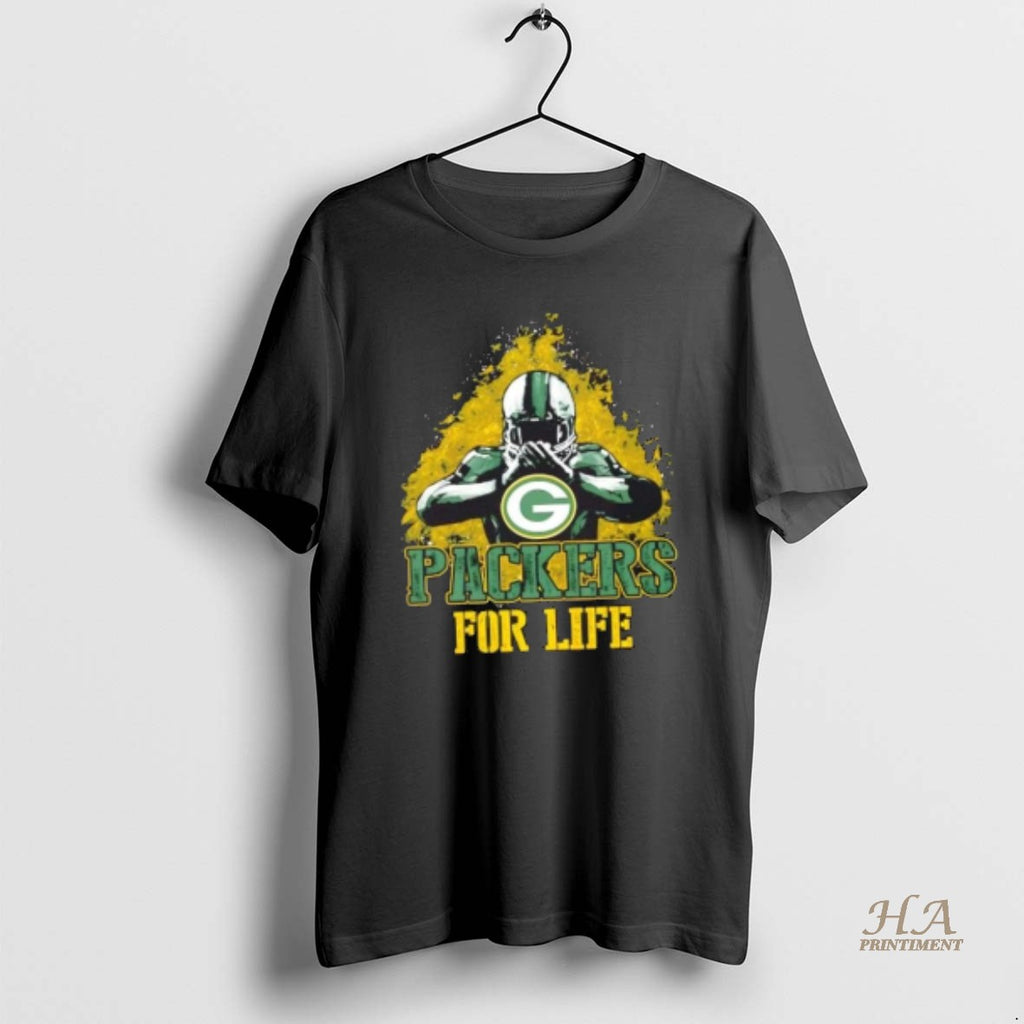 Official Green Bay Packers Football For Life T-Shirts, Hoodie, Sweatshirt | InkNestWear.com