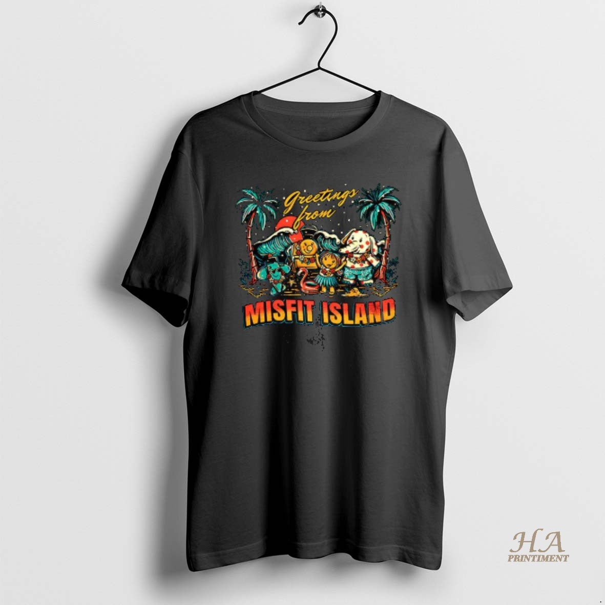 Official Greetings From Misfit Island Time Cartoon T-Shirts, Hoodie, Sweatshirt | InkNestWear.com