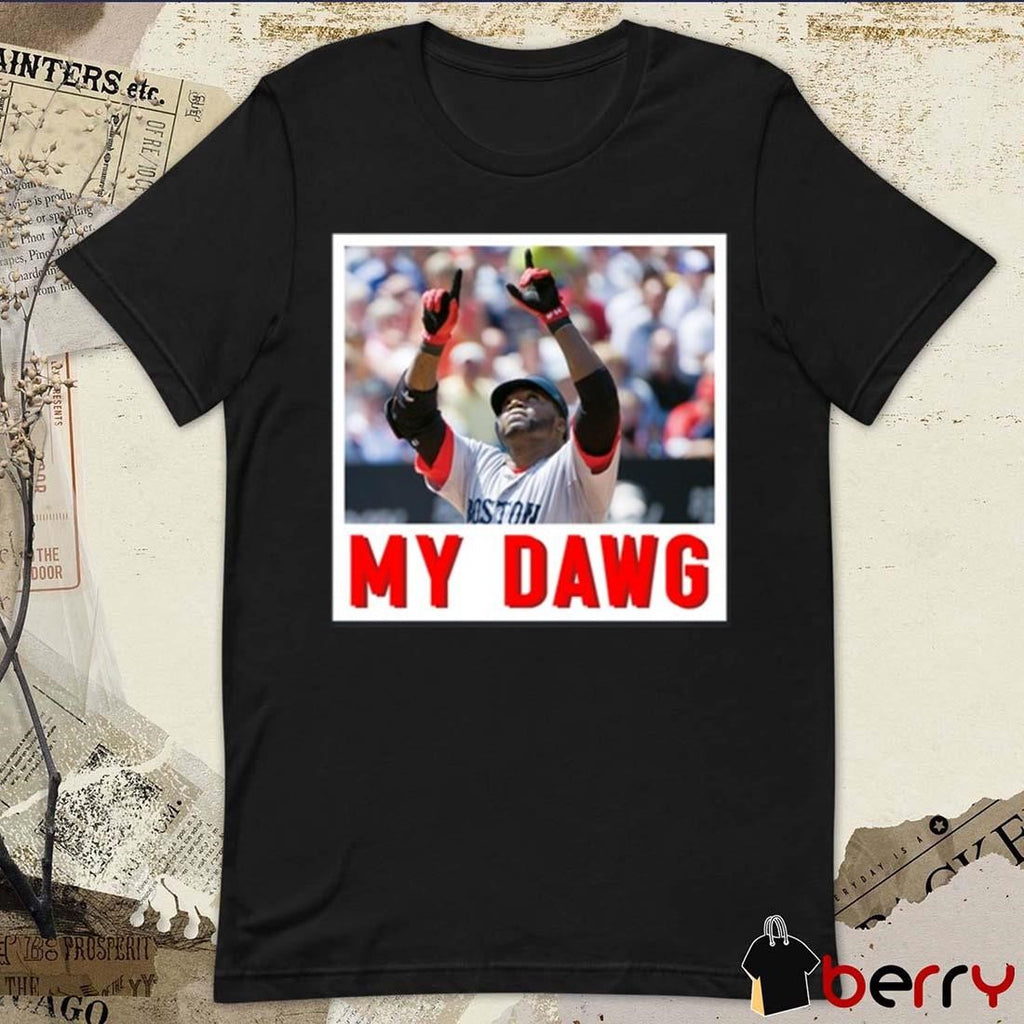 Grimace MLB Wearing David Ortiz My Dawg t-shirt