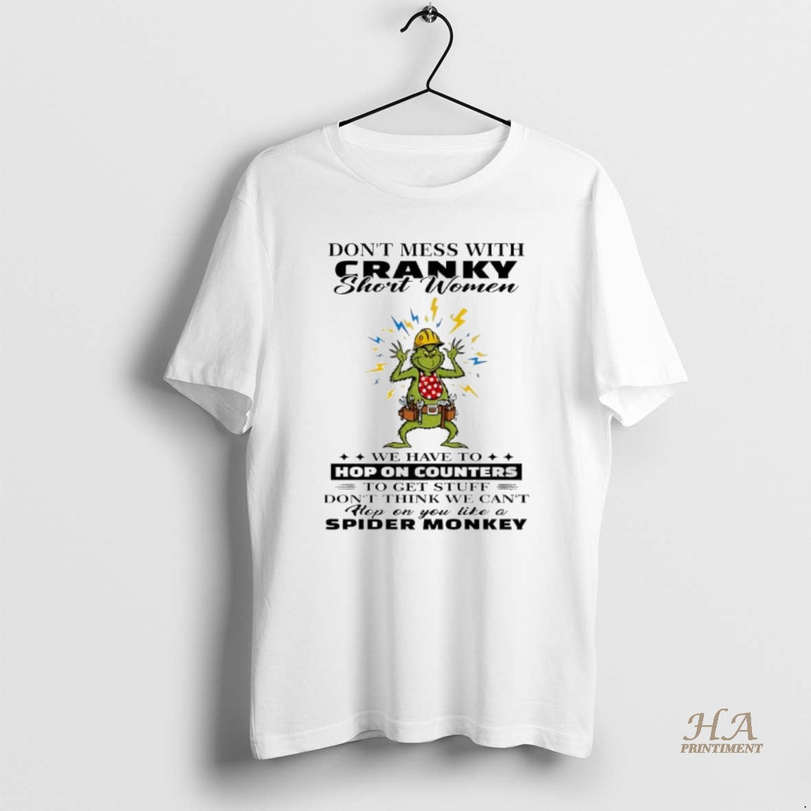 Official Grinch Christmas Dont Mess With Cranky Short Women T-Shirts, Hoodie, Sweatshirt | InkNestWear.com