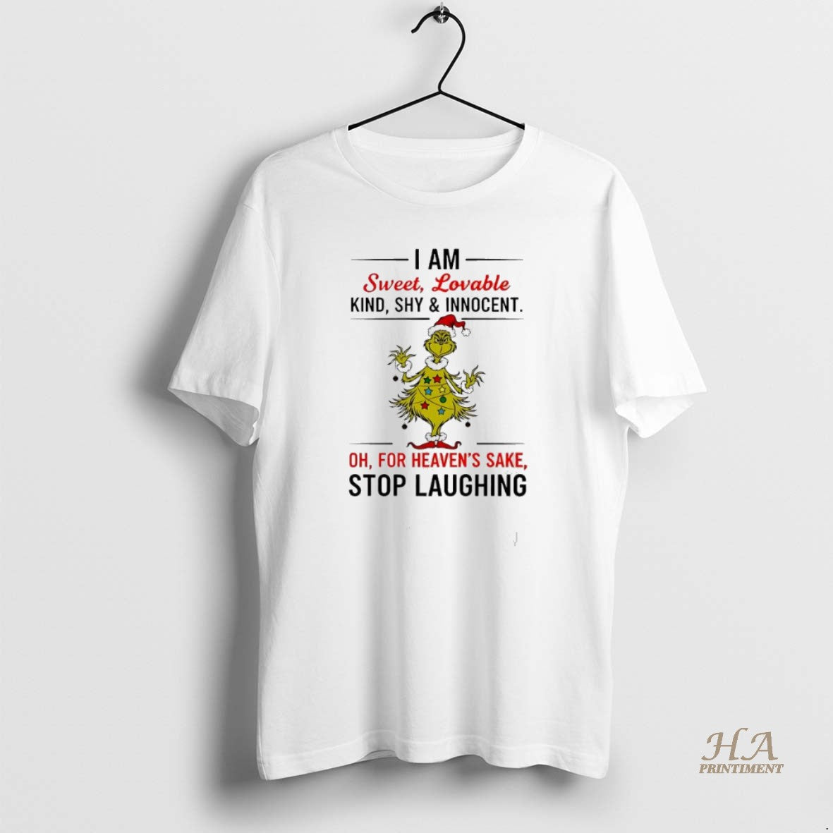 Official Grinch Christmas I Am Sweet Lovable Kind Shy And Innocent T-Shirts, Hoodie, Sweatshirt | InkNestWear.com
