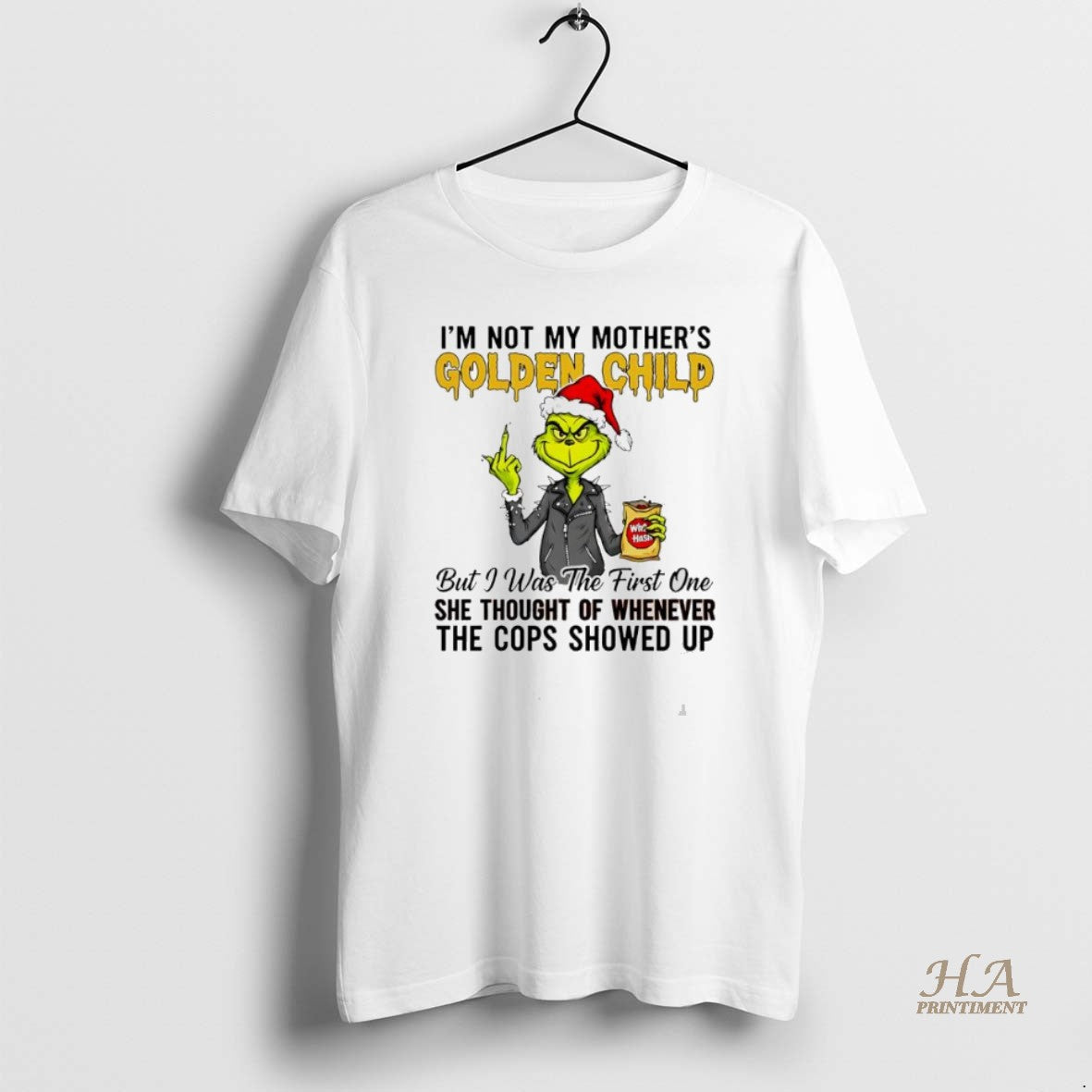 Official Grinch Christmas Im Not My Mothers Golden Child T-Shirts, Hoodie, Sweatshirt | InkNestWear.com