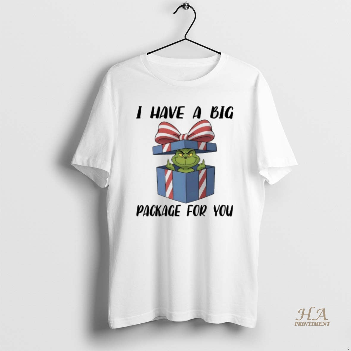 Official Grinch Christmas Gift I Have A Big Package For You T-Shirts, Hoodie, Sweatshirt | InkNestWear.com