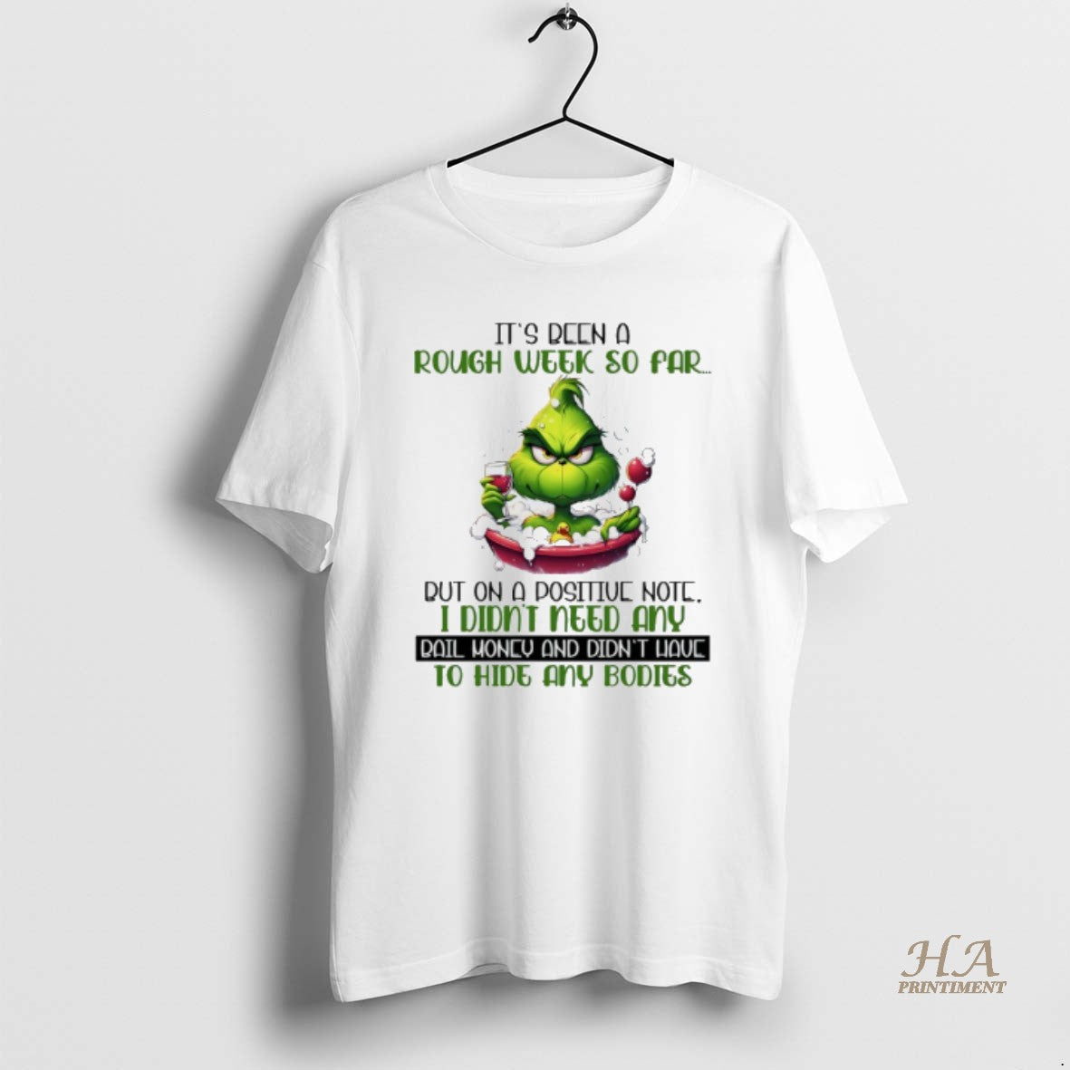 Official Grinch Christmas Its Been A Rough Week So Far But On A Positive Note T-Shirts, Hoodie, Sweatshirt | InkNestWear.com