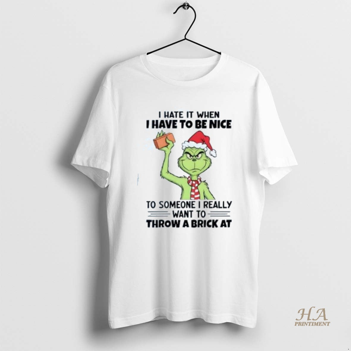 Official Grinch I Hate It When I Have To Be Nice To Someone Christmas T-Shirts, Hoodie, Sweatshirt | InkNestWear.com