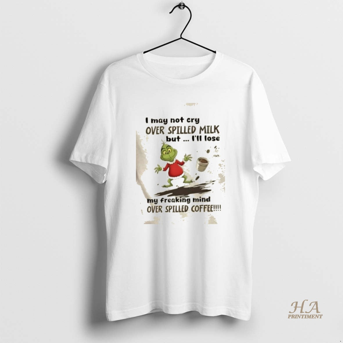 Official Grinch I May Not Cry Over Spilled Milk But Ill Lose My Freaking Mind T-Shirts, Hoodie, Sweatshirt | InkNestWear.com