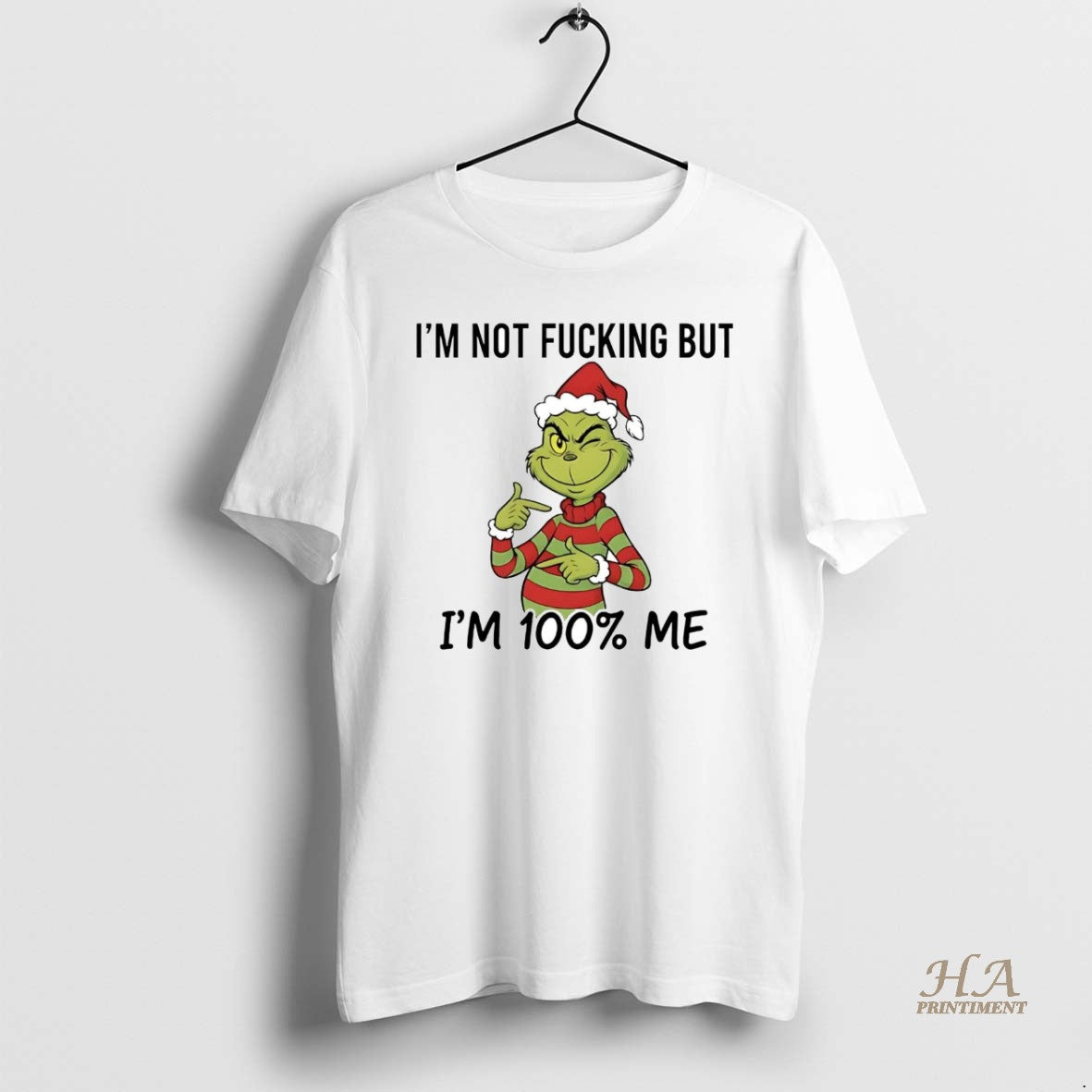 Official Grinch Im Not Fucking But Im 100 Me Christmas T-Shirts, Hoodie, Sweatshirt | InkNestWear.com