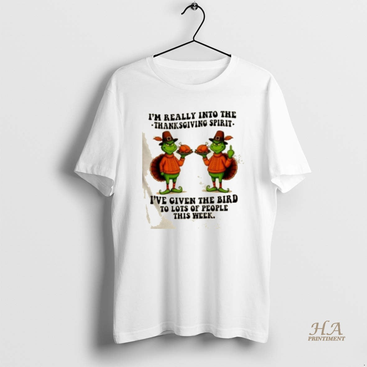 Official Grinch Im Really Into The Thanksgiving Spirit T-Shirts, Hoodie, Sweatshirt | InkNestWear.com