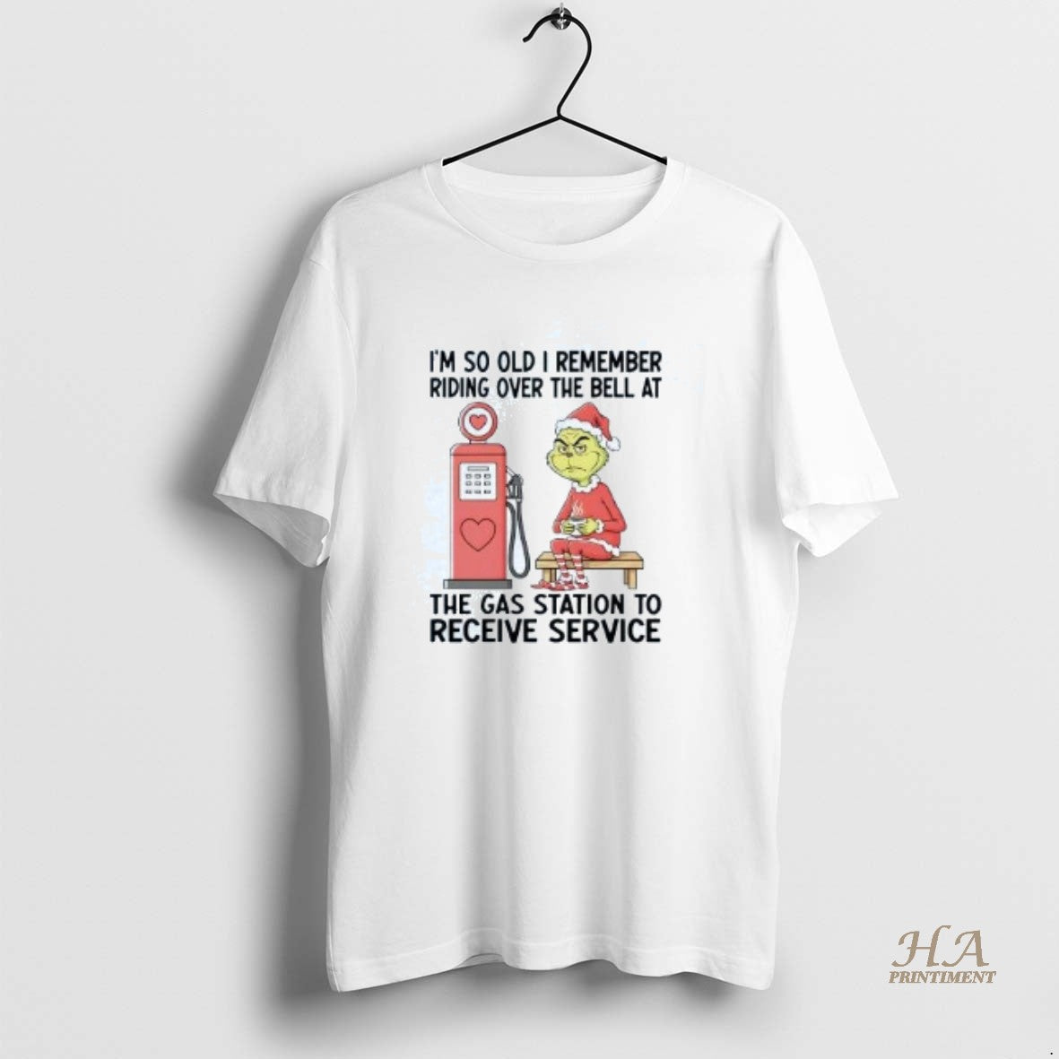 Official Grinch Im So Old I Remember Riding Over The Bell Christmas T-Shirts, Hoodie, Sweatshirt | InkNestWear.com