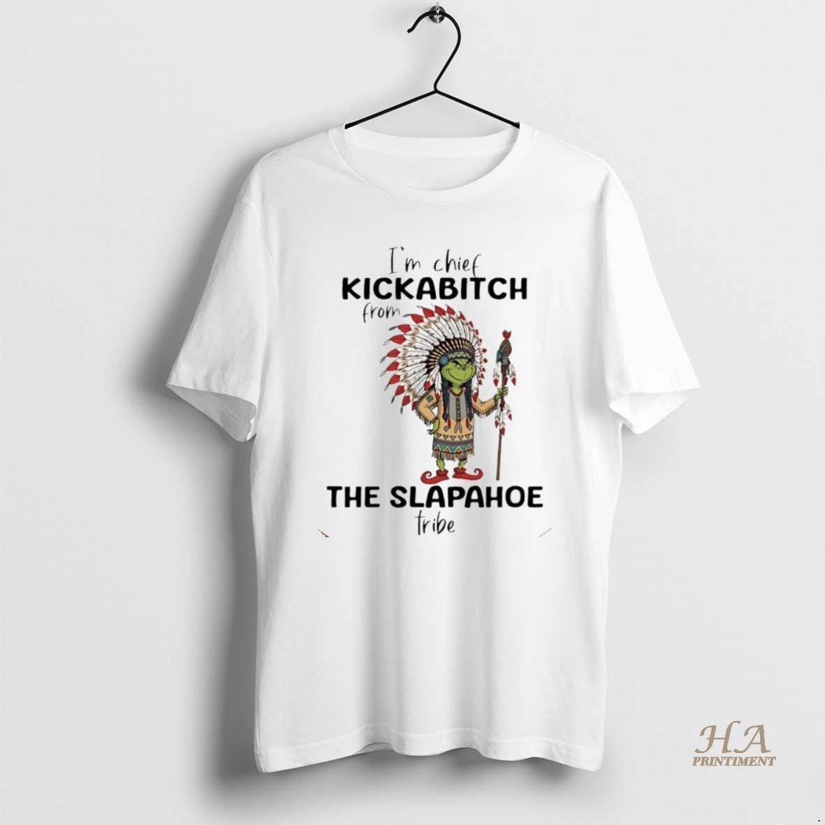 Official Grinch Native American Im Chief Kickabitch From The Slapahoe Tribe Christmas T-Shirts, Hoodie, Sweatshirt