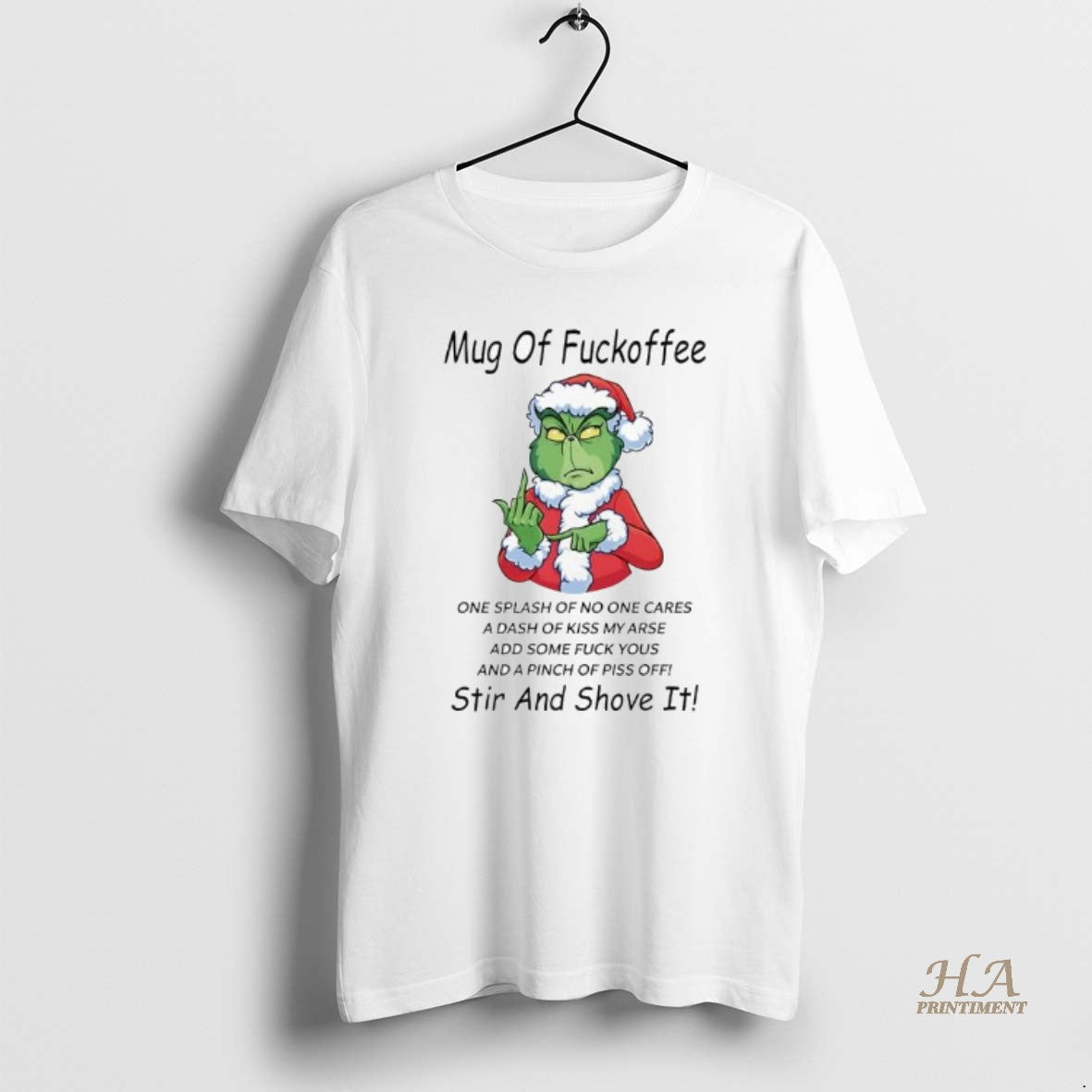 Official Grinch Of Fuckoffee Stir And Shove It T-Shirts, Hoodie, Sweatshirt | InkNestWear.com