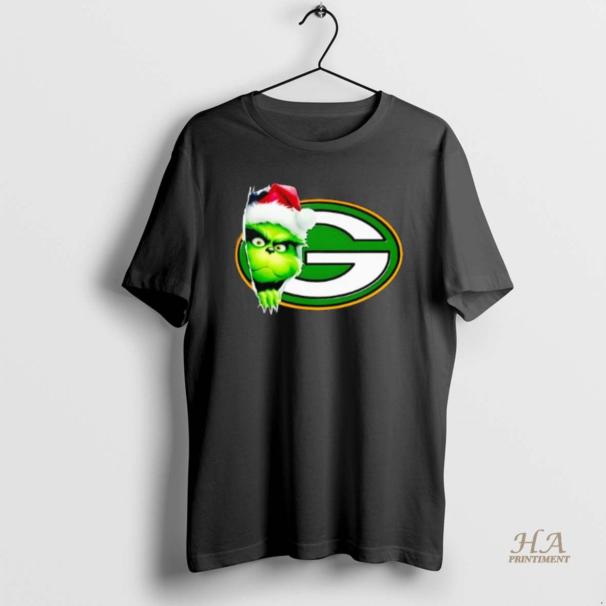 Official Grinch Peeking Through Green Bay Packers Christmas Holiday T-Shirts, Hoodie, Sweatshirt | InkNestWear.com