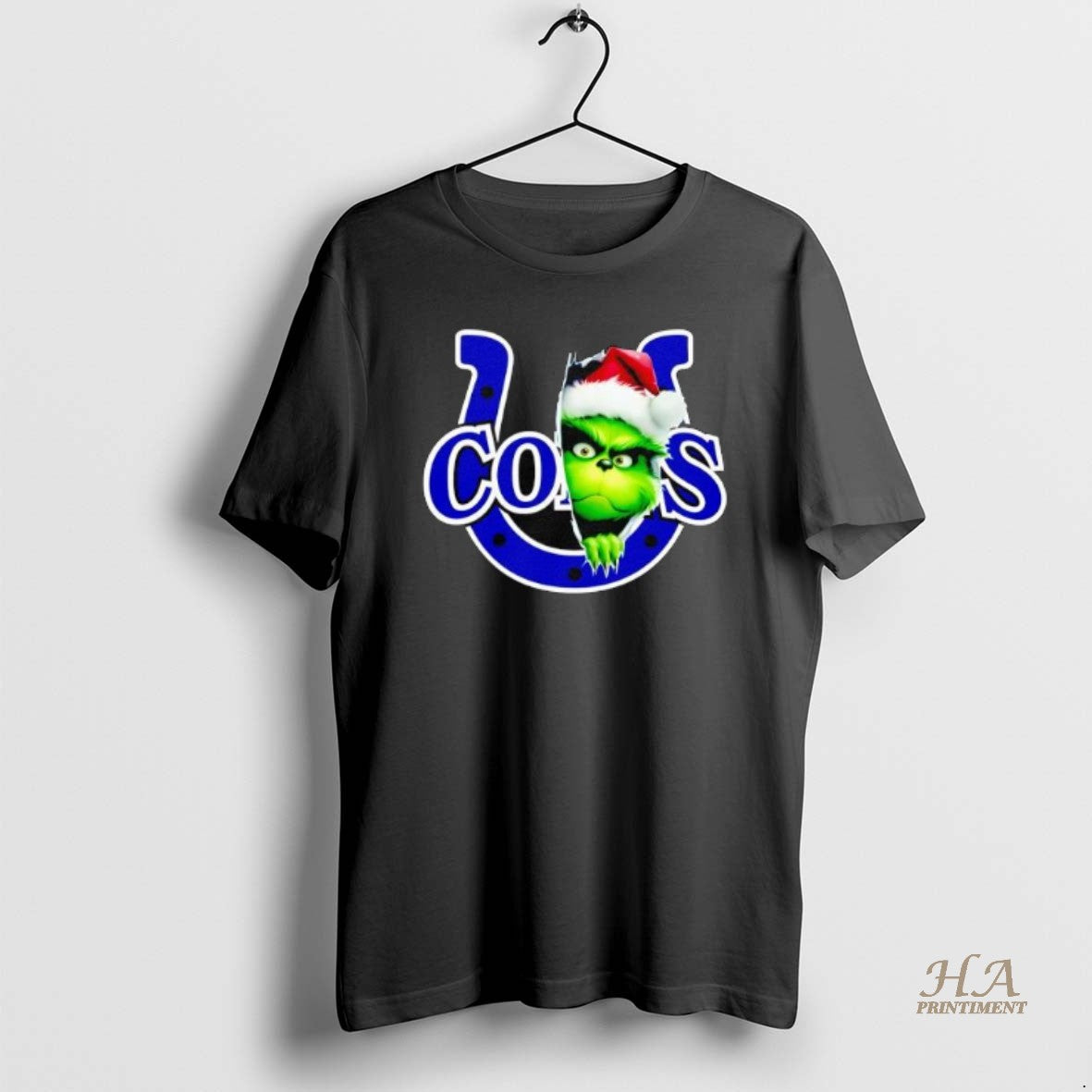 Official Grinch Peeking Through Indianapolis Colts Christmas Holiday T-Shirts, Hoodie, Sweatshirt | InkNestWear.com