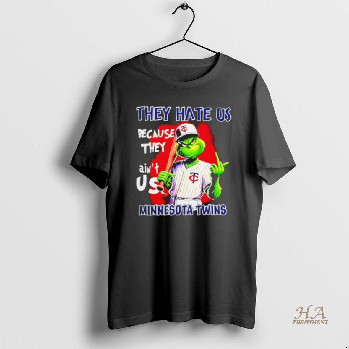 Official Grinch They Hate Us Because Aint Us Minnesota Twins Christmas 25 T-Shirts, Hoodie, Sweatshirt | InkNestWear.com
