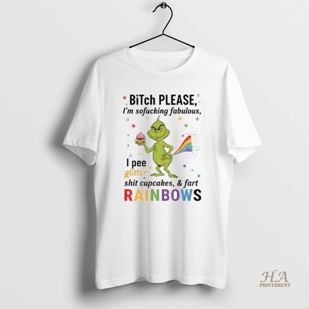 Official Grinch Xmas Bitch Please Im Sofucking Fabulous I Pee Glitter Shit Cupcakes And Fart T-Shirts, Hoodie, Sweatshirt