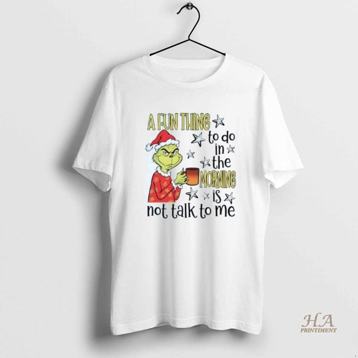 Official Grinch A Fun Thing To Do In The Morning Christmas T-Shirts, Hoodie, Sweatshirt | InkNestWear.com