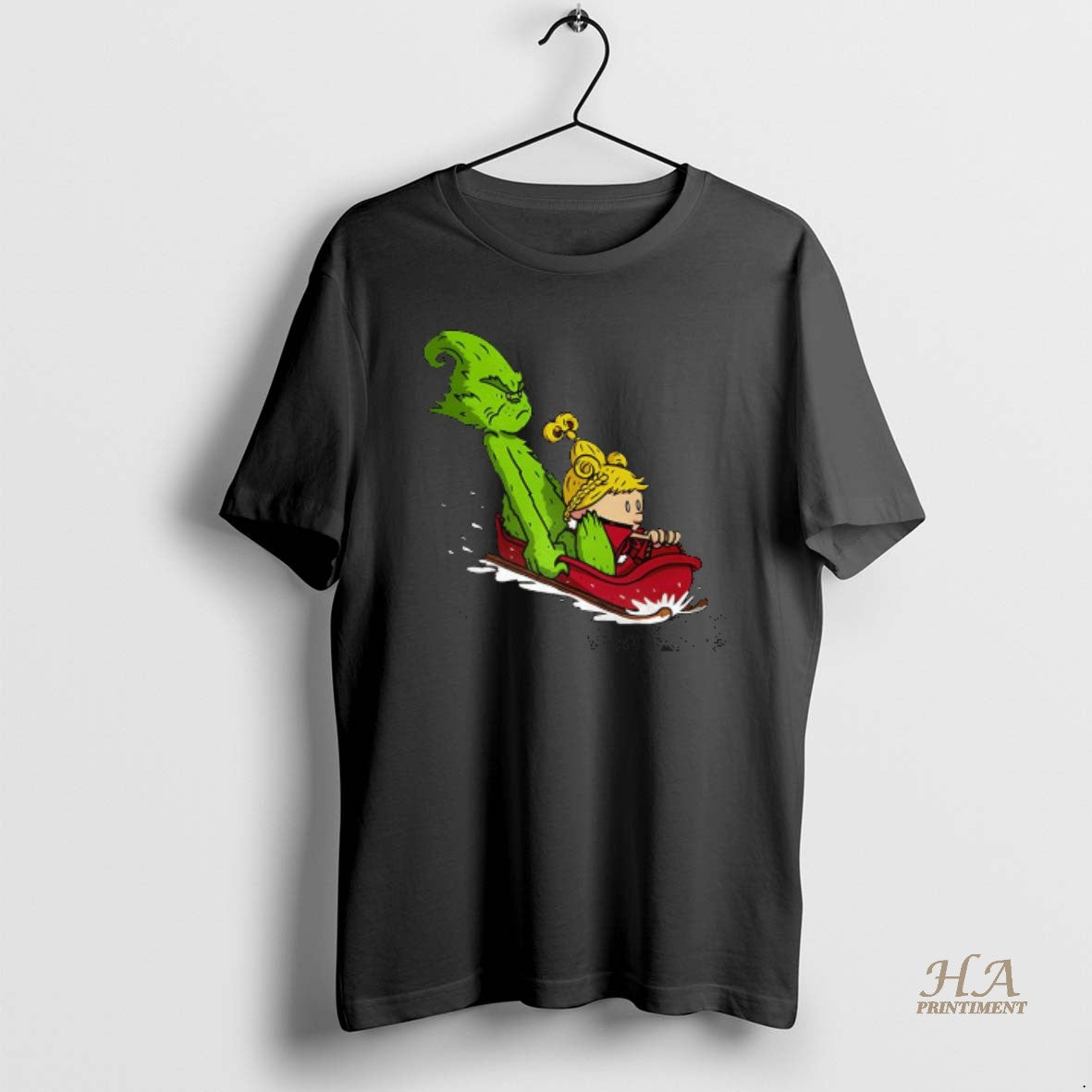 Official Grinch And Cindy Lou Who On A Sleigh Christmas T-Shirts, Hoodie, Sweatshirt | InkNestWear.com