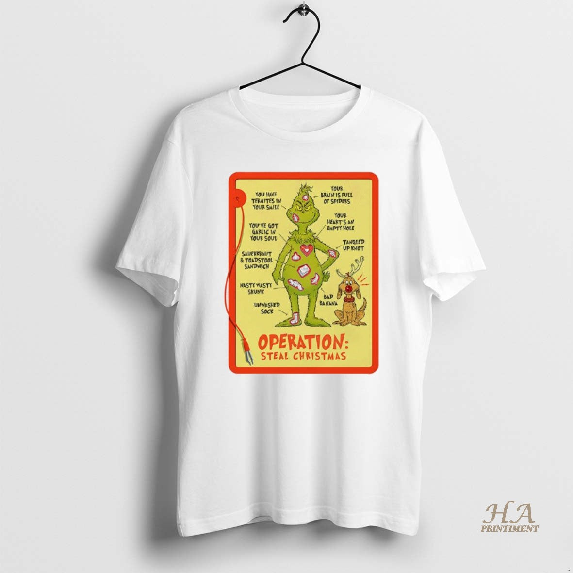 Official Grinch And Max Operation Steal Christmas Game T-Shirts, Hoodie, Sweatshirt | InkNestWear.com