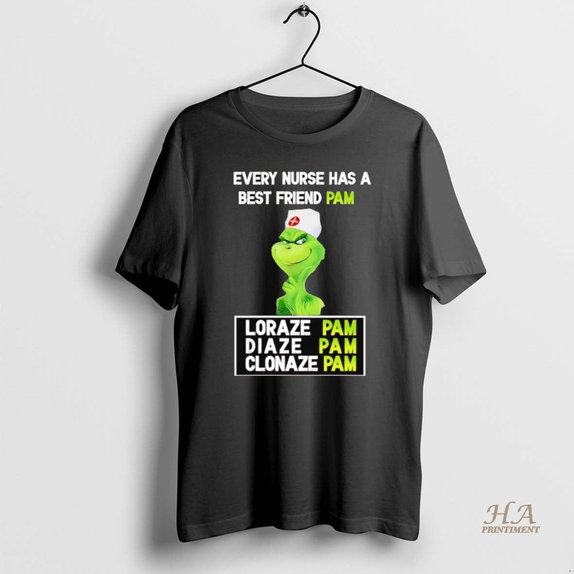 Official Grinch Every Nurse Has A Best Friend Pam Christmas T-Shirts, Hoodie, Sweatshirt | InkNestWear.com