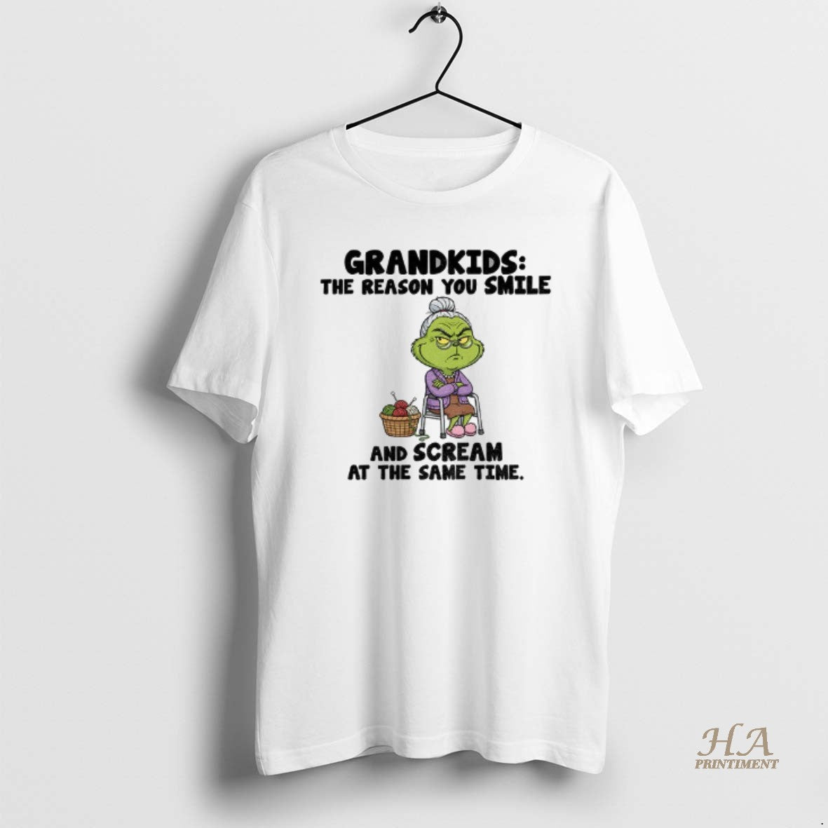 Official Grinch Grandkids The Reason You Smile And Scream At The Same Time Christmas T-Shirts, Hoodie, Sweatshirt