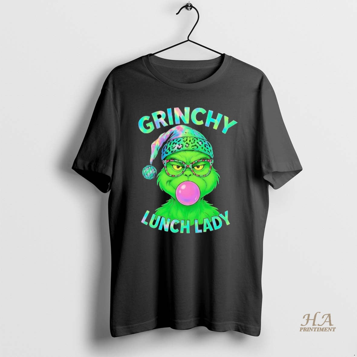 Official Grinch Grinchy Lunch Lady Christmas T-Shirts, Hoodie, Sweatshirt | InkNestWear.com