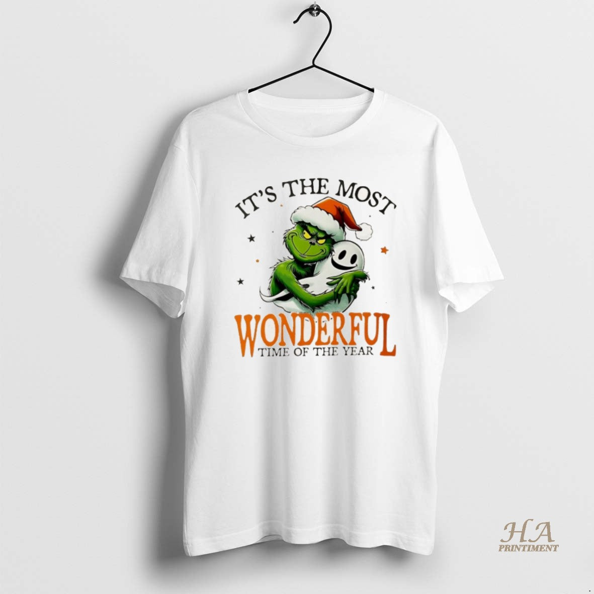Official Grinch Hug Ghost Its The Most Wonderful Time Of The Year Christmas Christmas T-Shirts, Hoodie, Sweatshirt