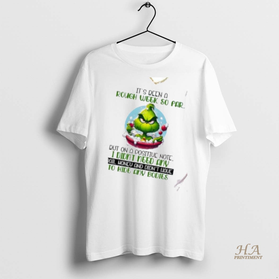 Official Grinch Its Been A Rough Week So Far I Didnt Need Any Hide Any T-Shirts, Hoodie, Sweatshirt | InkNestWear.com