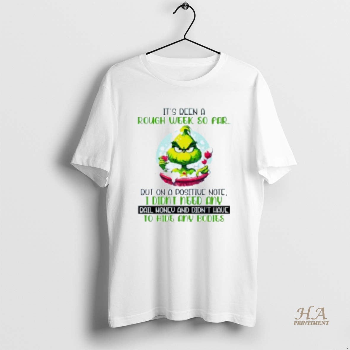 Official Grinch Its Been A Rough Week So Par But On A Positive Note Christmas T-Shirts, Hoodie, Sweatshirt | InkNestWear.com